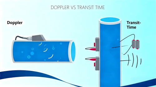 Comparison of Transit-Time vs Doppler ultrasonic flow measurement principles