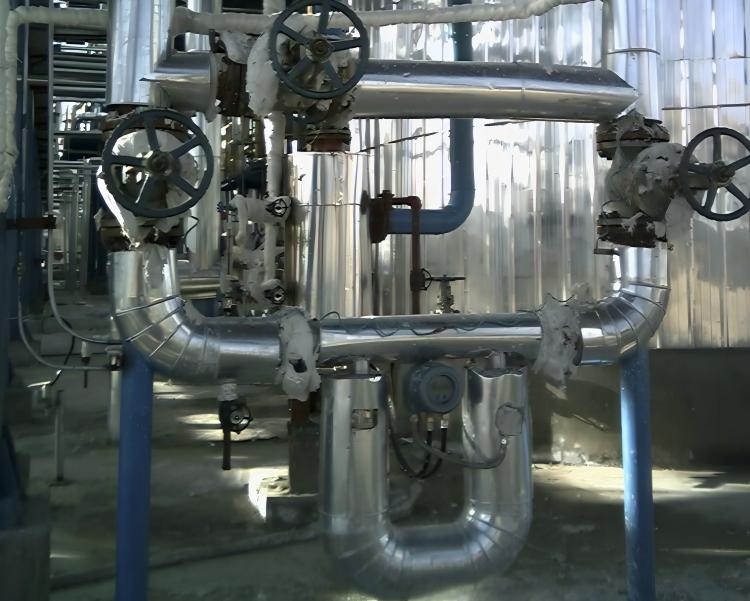 GAIMC Coriolis mass flow meter installed in industrial pipeline