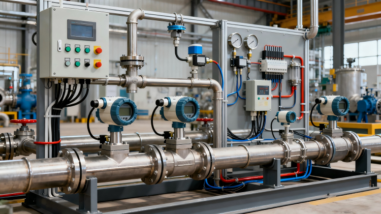 Complete industrial flow measurement and control system