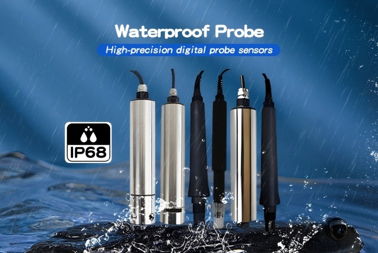 GWQ-MP200 digital pH sensor probe with IP68 waterproof rating