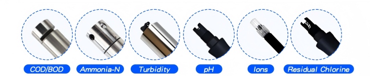 GWQ-MP200 digital pH sensor probe with IP68 waterproof rating