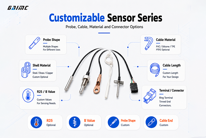 GTS100 NTC Temperature Sensor
