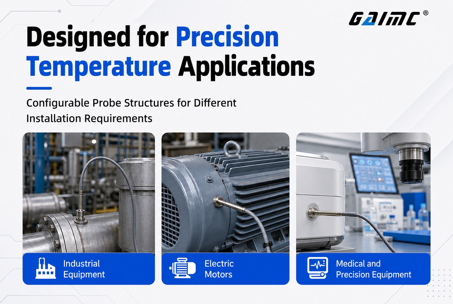 GTS300 PT100/1000 Temperature Sensor