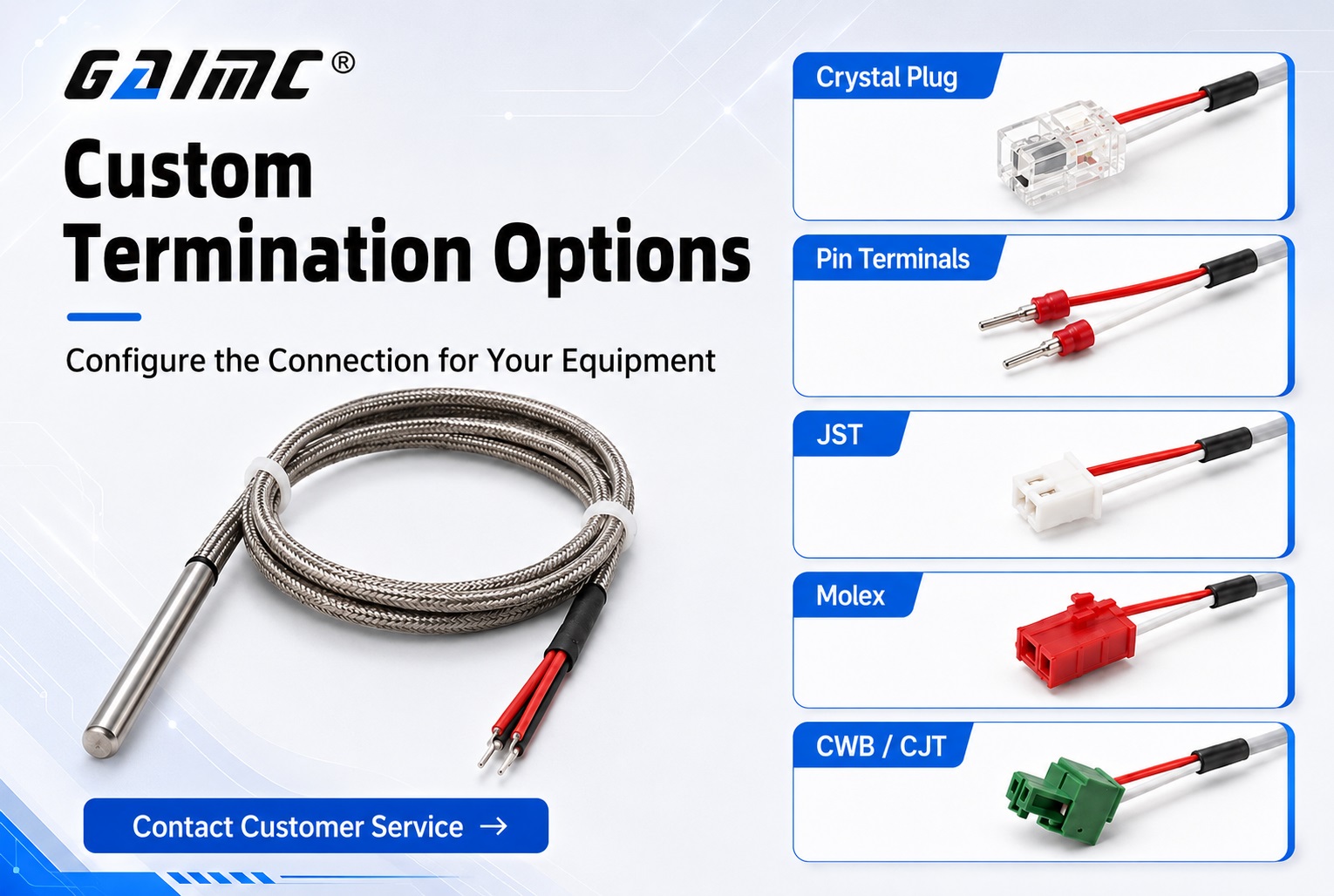 GTS300 PT100/1000 Temperature Sensor
